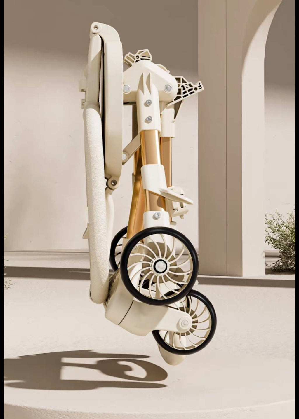 Luxury Lightweight Travel Stroller & Toddler Caddy