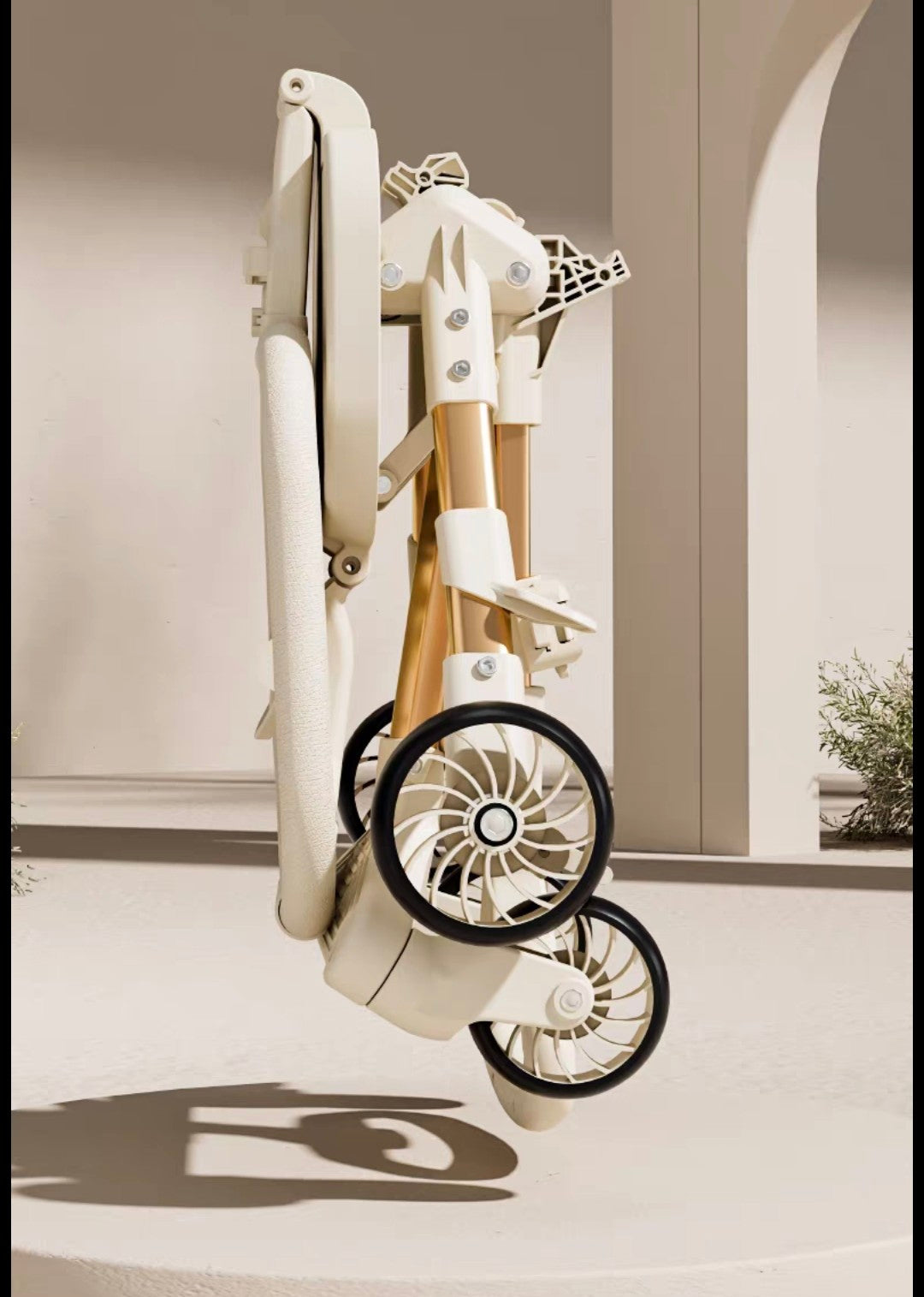 Luxury Lightweight Travel Stroller & Toddler Caddy